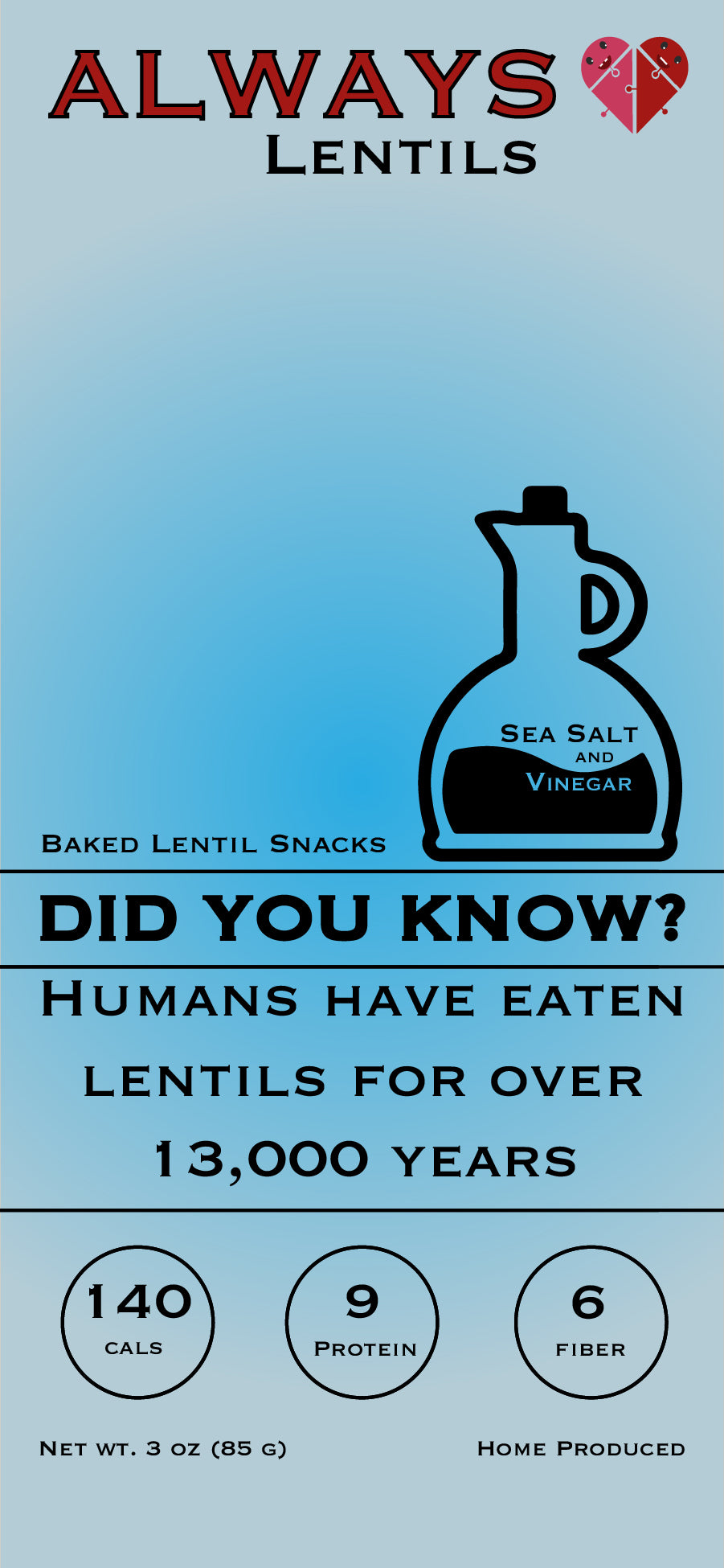 Always Lentils - Sea Salt and Vinegar