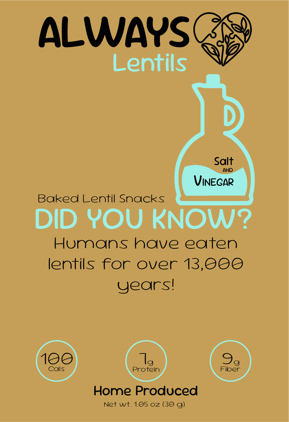 Always Lentils – Salt & Vinegar