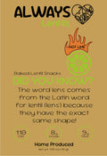 Always Lentils - Hot Lime (12 pc small)
